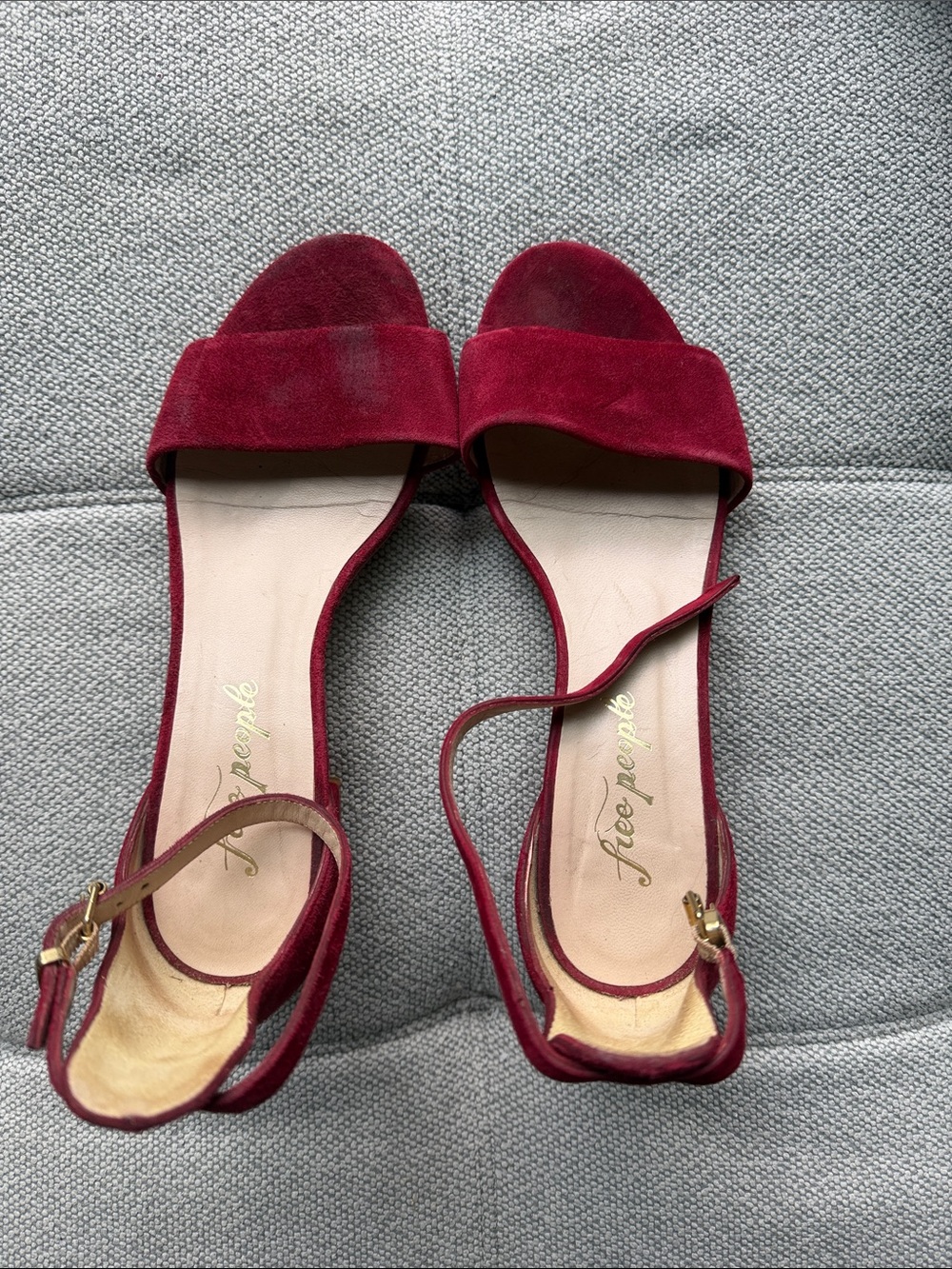 Free People block heels